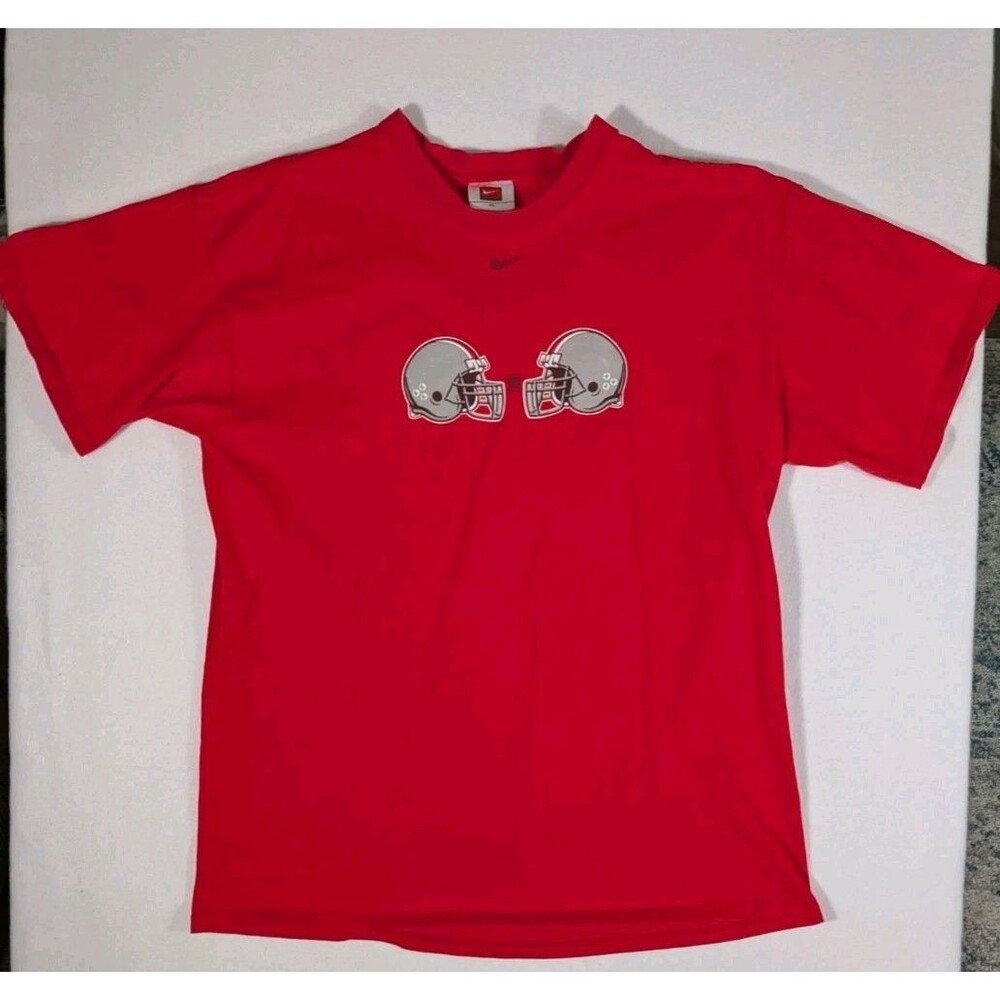Vintage Nike Team Ohio State Buckeyes Spring Game T Shirt Men’s XL Scarlet Gray